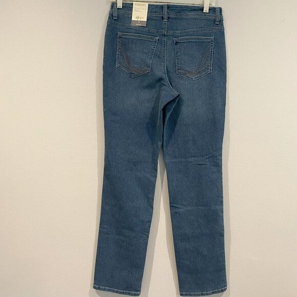Style & Co Medium Wash Straight Leg Jeans - Size 4 - Picture 5 of 5